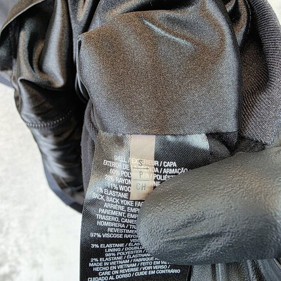 T Tahari Dress Womens Small Gray Black Zip Front Shift Mixed Media F1RM1604 - Picture 7 of 11